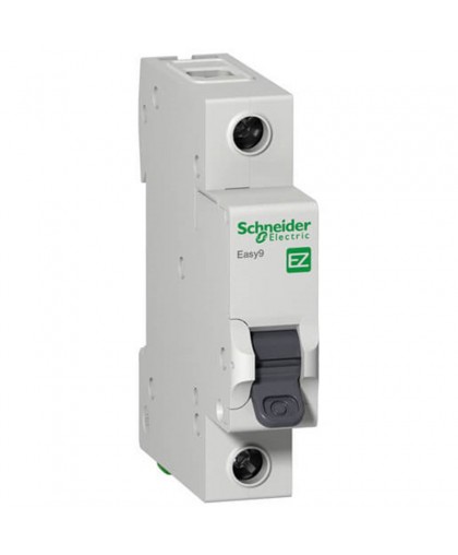 Переделанный Автоматический Выключатель Schneider Electric Easy9 4,5kA на один полюс 220В (от 6 до 63А внутри)